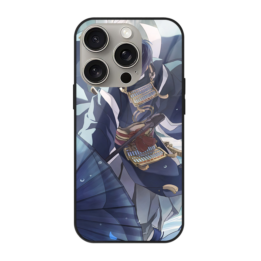 （画像用） 刀剣乱舞 Touken Ranbu 【iPhone15Pro対応】スマホケース 耐衝撃＆黄変防止 背面ガラス
