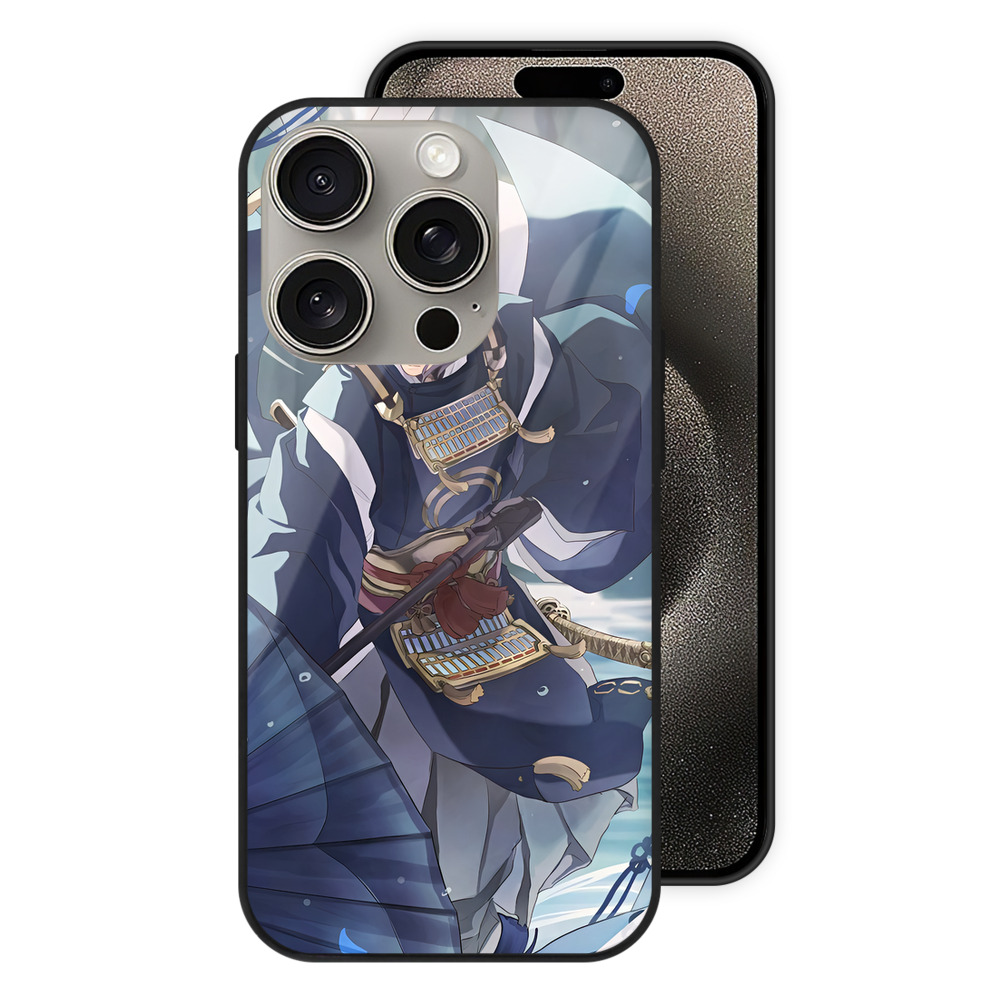 （画像用） 刀剣乱舞 Touken Ranbu 【iPhone15Pro対応】スマホケース 耐衝撃＆黄変防止 背面ガラス