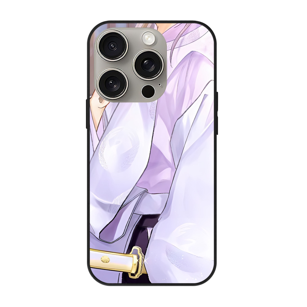（画像用） 刀剣乱舞 Touken Ranbu 【iPhone15Pro対応】スマホケース 耐衝撃＆黄変防止 背面ガラス