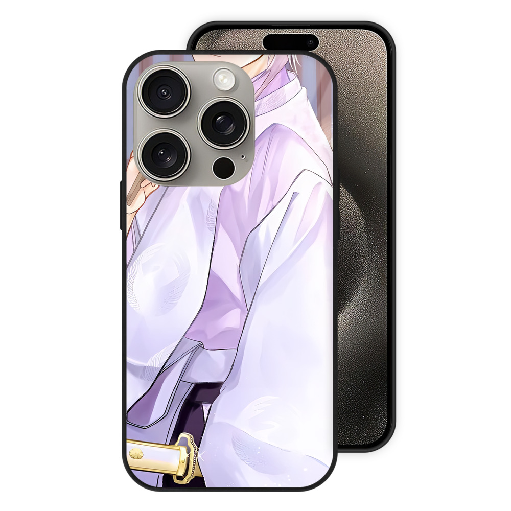 （画像用） 刀剣乱舞 Touken Ranbu 【iPhone15Pro対応】スマホケース 耐衝撃＆黄変防止 背面ガラス
