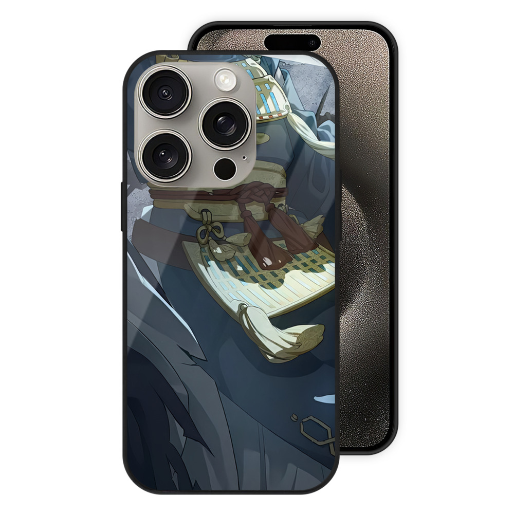 （画像用） 刀剣乱舞 Touken Ranbu 【iPhone15Pro対応】スマホケース 耐衝撃＆黄変防止 背面ガラス