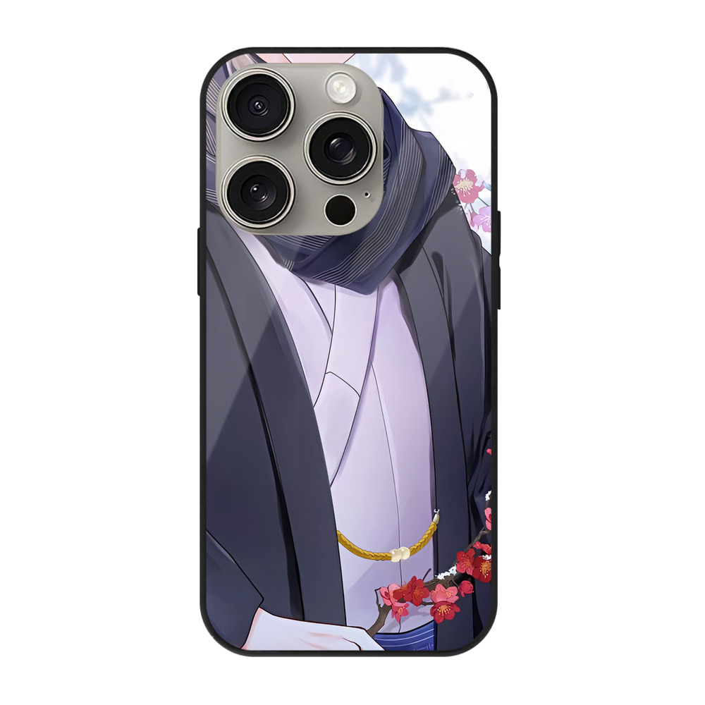 （画像用） 刀剣乱舞 Touken Ranbu 【iPhone15Pro対応】スマホケース 耐衝撃＆黄変防止 背面ガラス