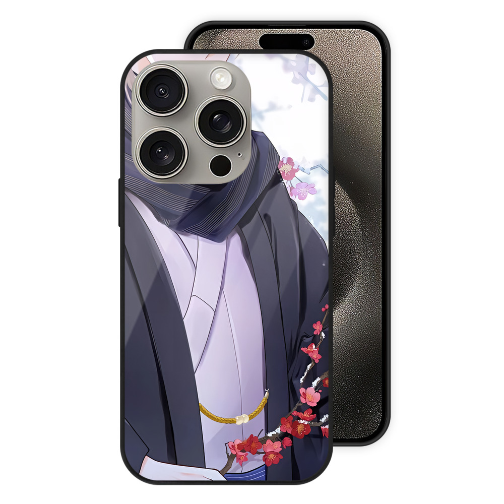 （画像用） 刀剣乱舞 Touken Ranbu 【iPhone15Pro対応】スマホケース 耐衝撃＆黄変防止 背面ガラス