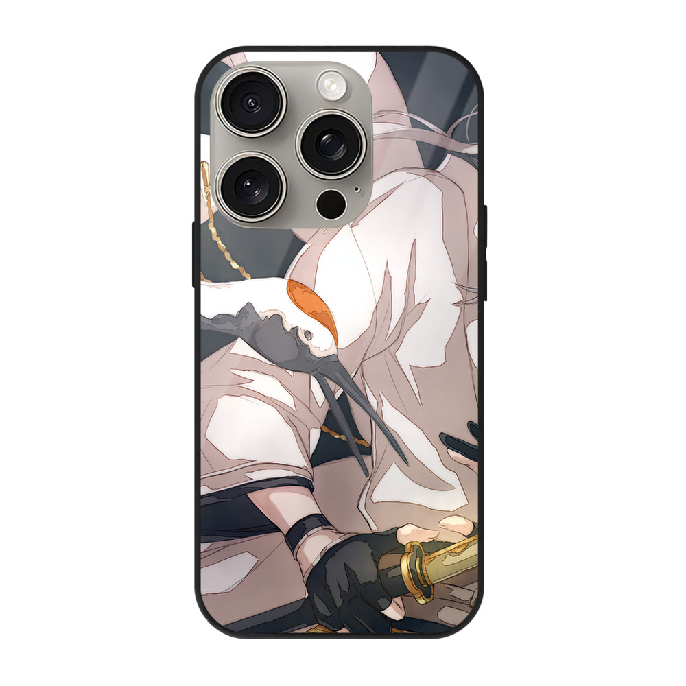 （画像用） 刀剣乱舞 Touken Ranbu 【iPhone15Pro対応】スマホケース 耐衝撃＆黄変防止 背面ガラス