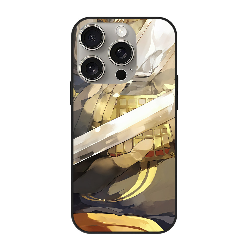 （画像用） 刀剣乱舞 Touken Ranbu 【iPhone15Pro対応】スマホケース 耐衝撃＆黄変防止 背面ガラス