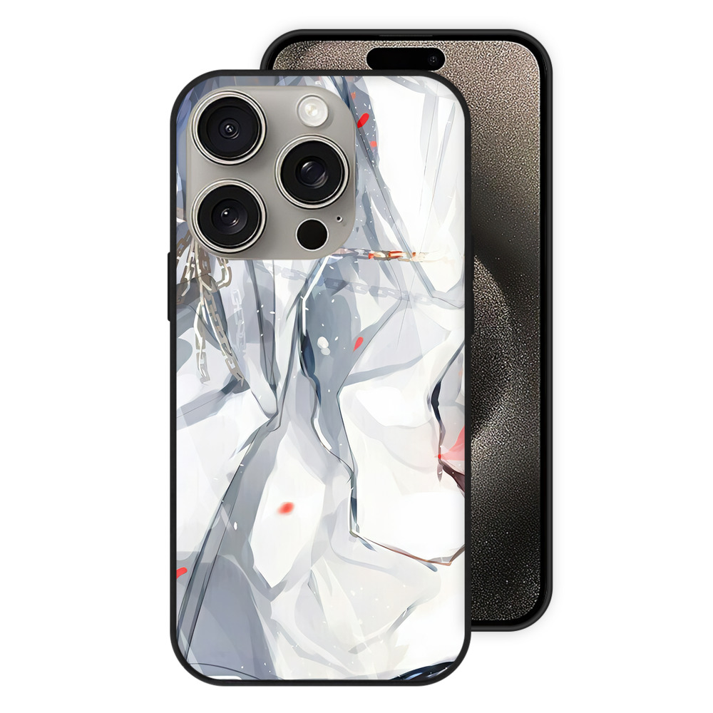 （画像用） 刀剣乱舞 Touken Ranbu 【iPhone15Pro対応】スマホケース 耐衝撃＆黄変防止 背面ガラス
