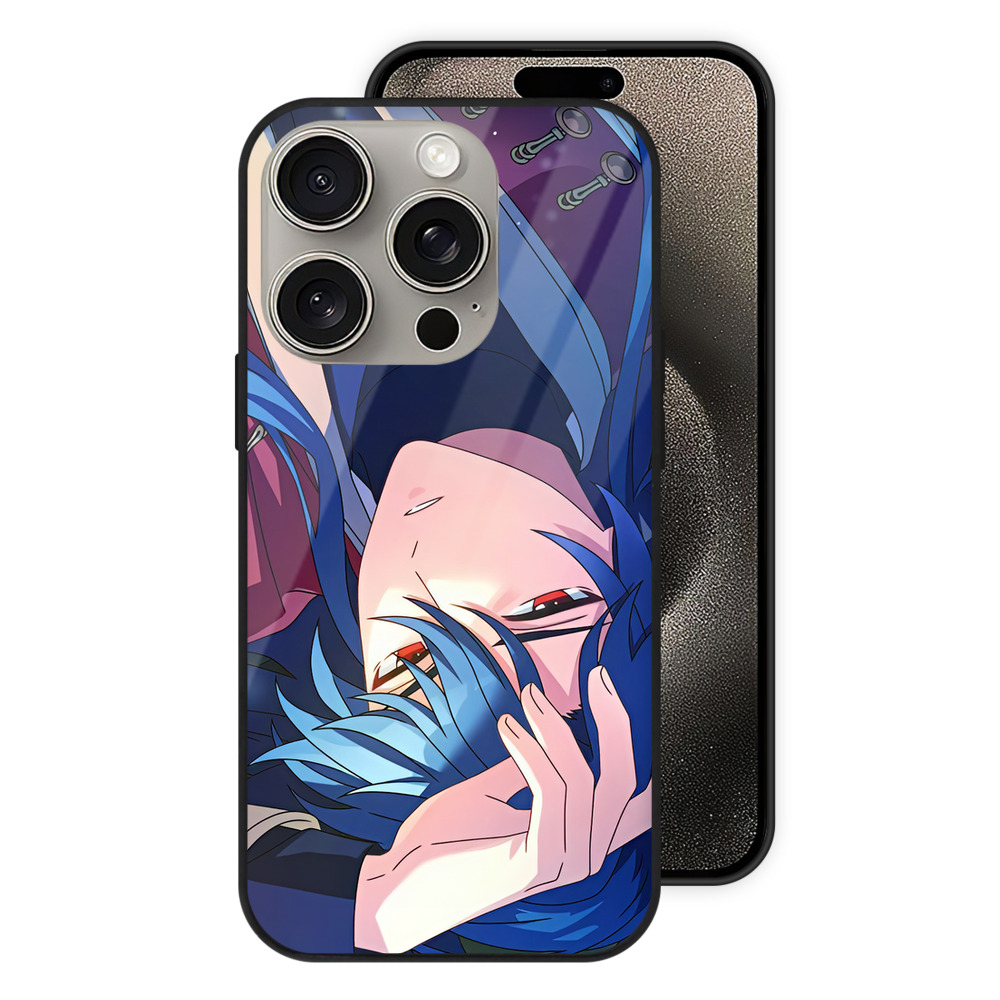 （画像用） 刀剣乱舞 Touken Ranbu 【iPhone15Pro対応】スマホケース 耐衝撃＆黄変防止 背面ガラス