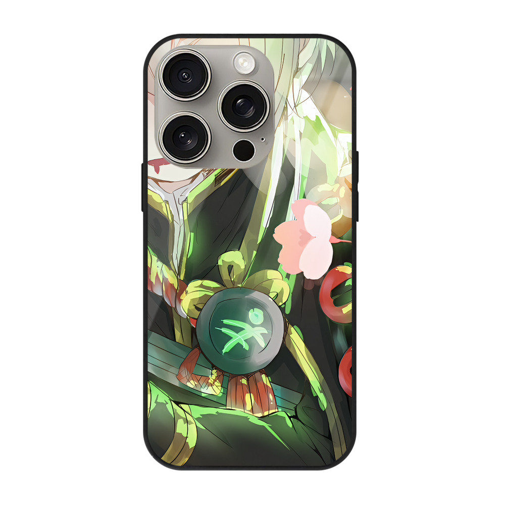 （画像用） 刀剣乱舞 Touken Ranbu 【iPhone15Pro対応】スマホケース 耐衝撃＆黄変防止 背面ガラス