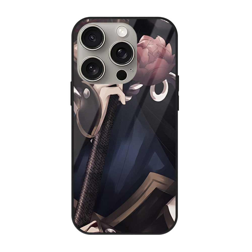 （画像用） 刀剣乱舞 Touken Ranbu 【iPhone15Pro対応】スマホケース 耐衝撃＆黄変防止 背面ガラス
