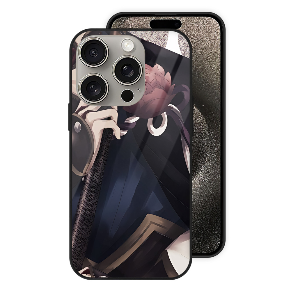 （画像用） 刀剣乱舞 Touken Ranbu 【iPhone15Pro対応】スマホケース 耐衝撃＆黄変防止 背面ガラス