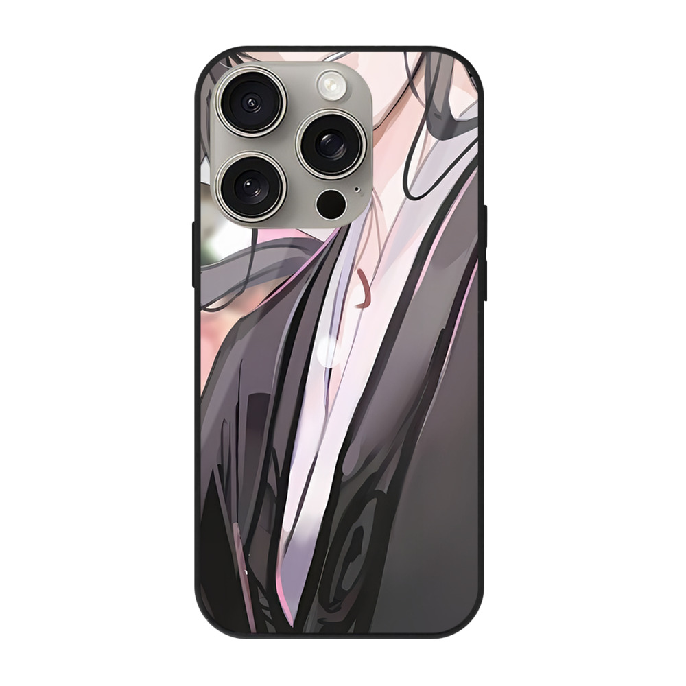 （画像用） 刀剣乱舞 Touken Ranbu 【iPhone15Pro対応】スマホケース 耐衝撃＆黄変防止 背面ガラス