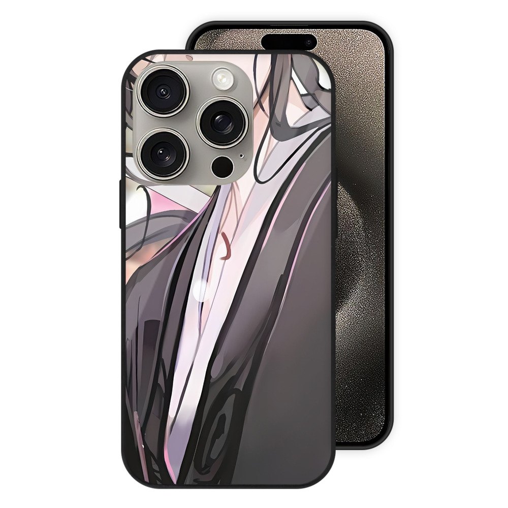（画像用） 刀剣乱舞 Touken Ranbu 【iPhone15Pro対応】スマホケース 耐衝撃＆黄変防止 背面ガラス