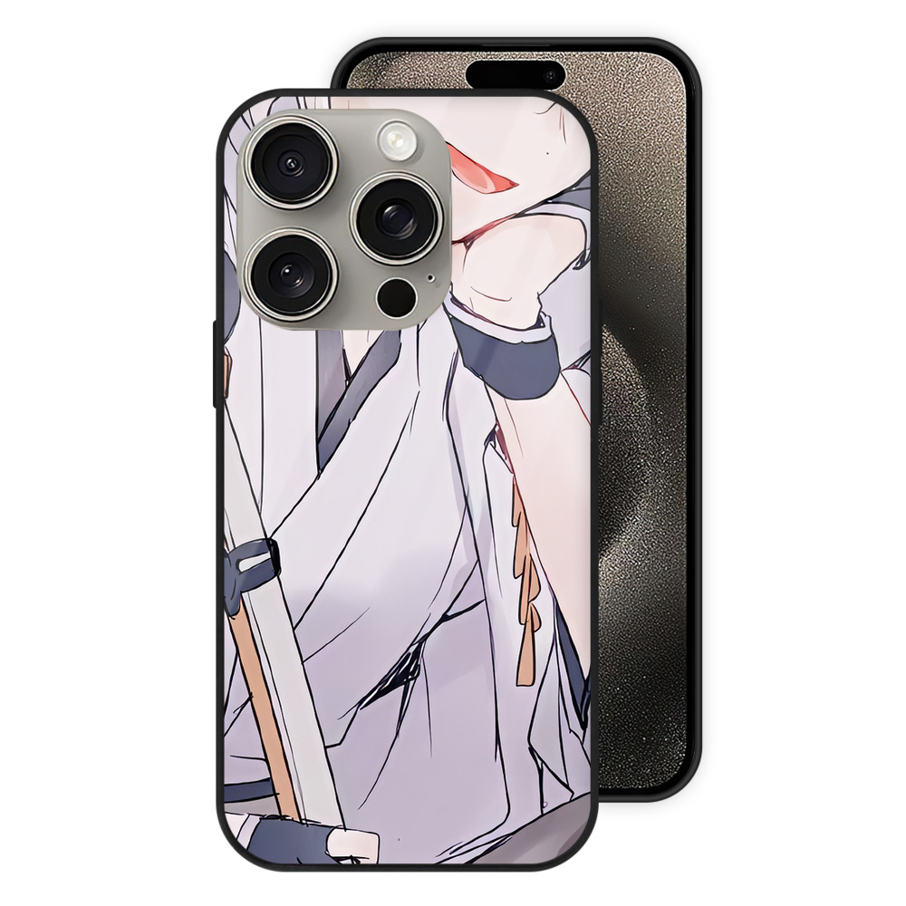 （画像用） 刀剣乱舞 Touken Ranbu 【iPhone15Pro対応】スマホケース 耐衝撃＆黄変防止 背面ガラス