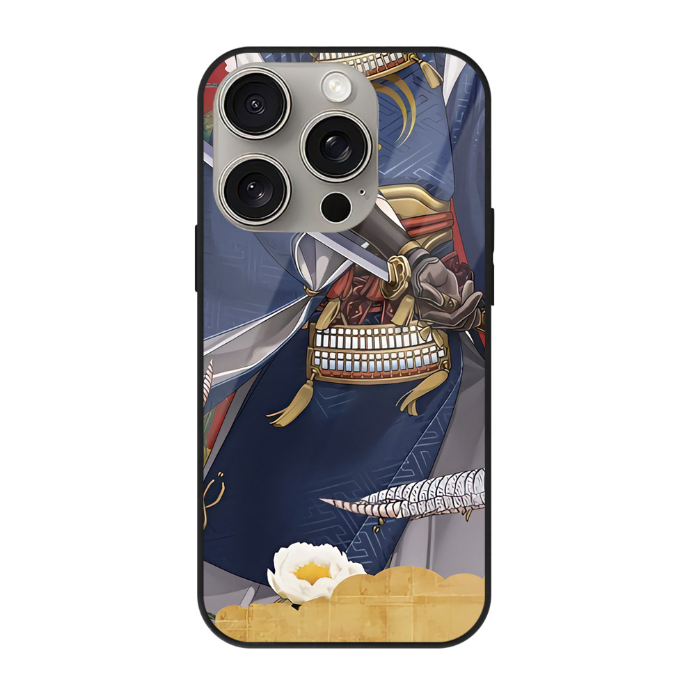（画像用） 刀剣乱舞 Touken Ranbu 【iPhone15Pro対応】スマホケース 耐衝撃＆黄変防止 背面ガラス