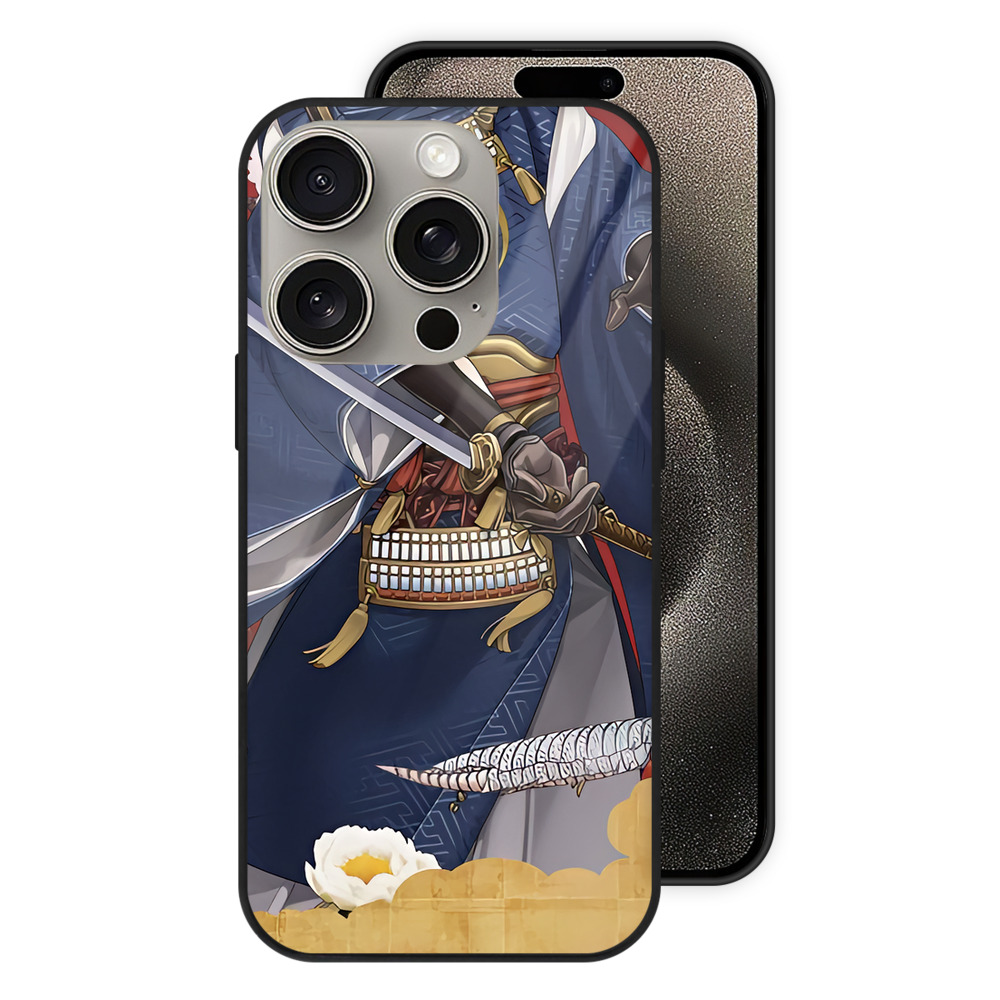 （画像用） 刀剣乱舞 Touken Ranbu 【iPhone15Pro対応】スマホケース 耐衝撃＆黄変防止 背面ガラス