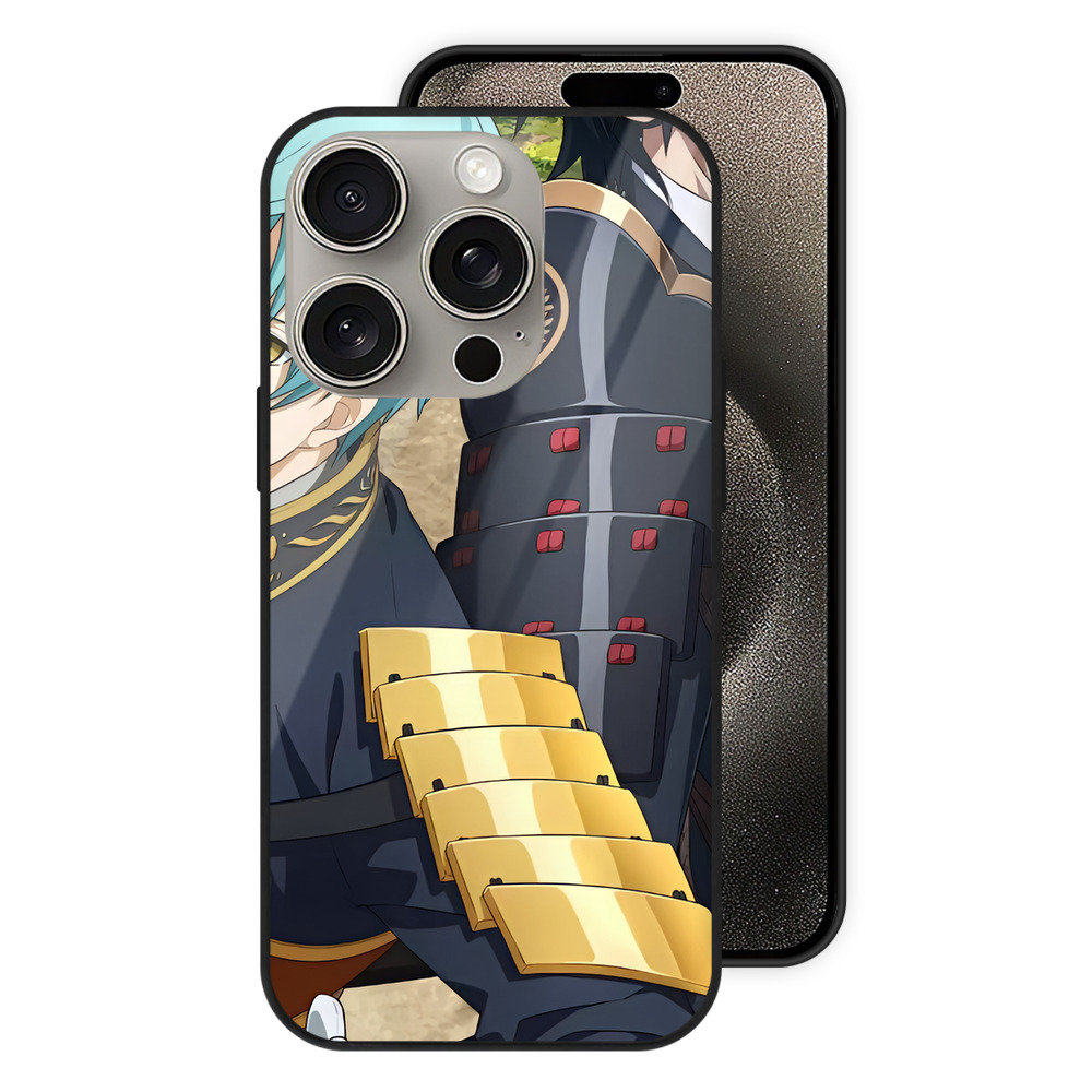 （画像用） 刀剣乱舞 Touken Ranbu 【iPhone15Pro対応】スマホケース 耐衝撃＆黄変防止 背面ガラス