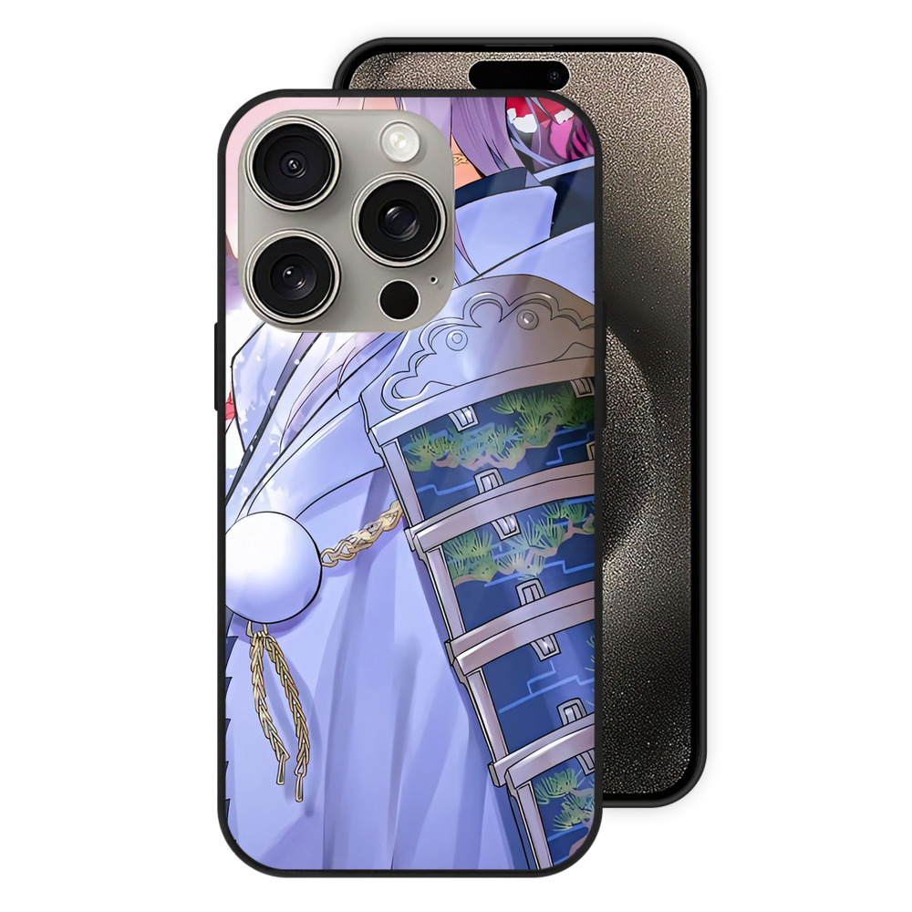 （画像用） 刀剣乱舞 Touken Ranbu 【iPhone15Pro対応】スマホケース 耐衝撃＆黄変防止 背面ガラス