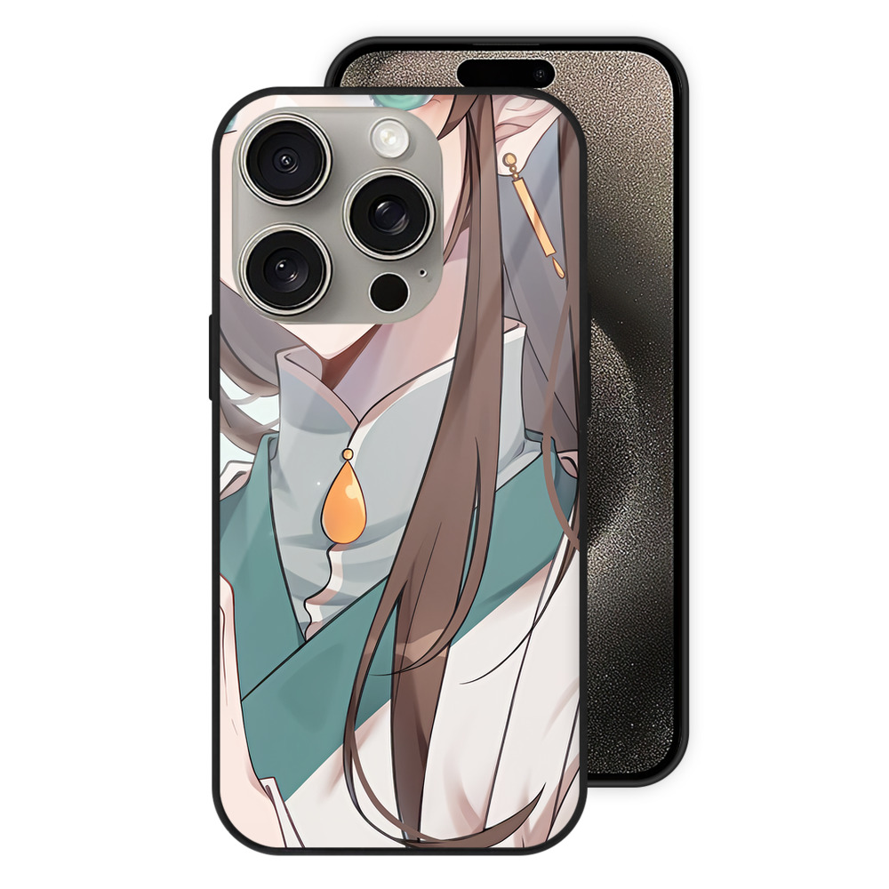 （画像用） 刀剣乱舞 Touken Ranbu 【iPhone15Pro対応】スマホケース 耐衝撃＆黄変防止 背面ガラス