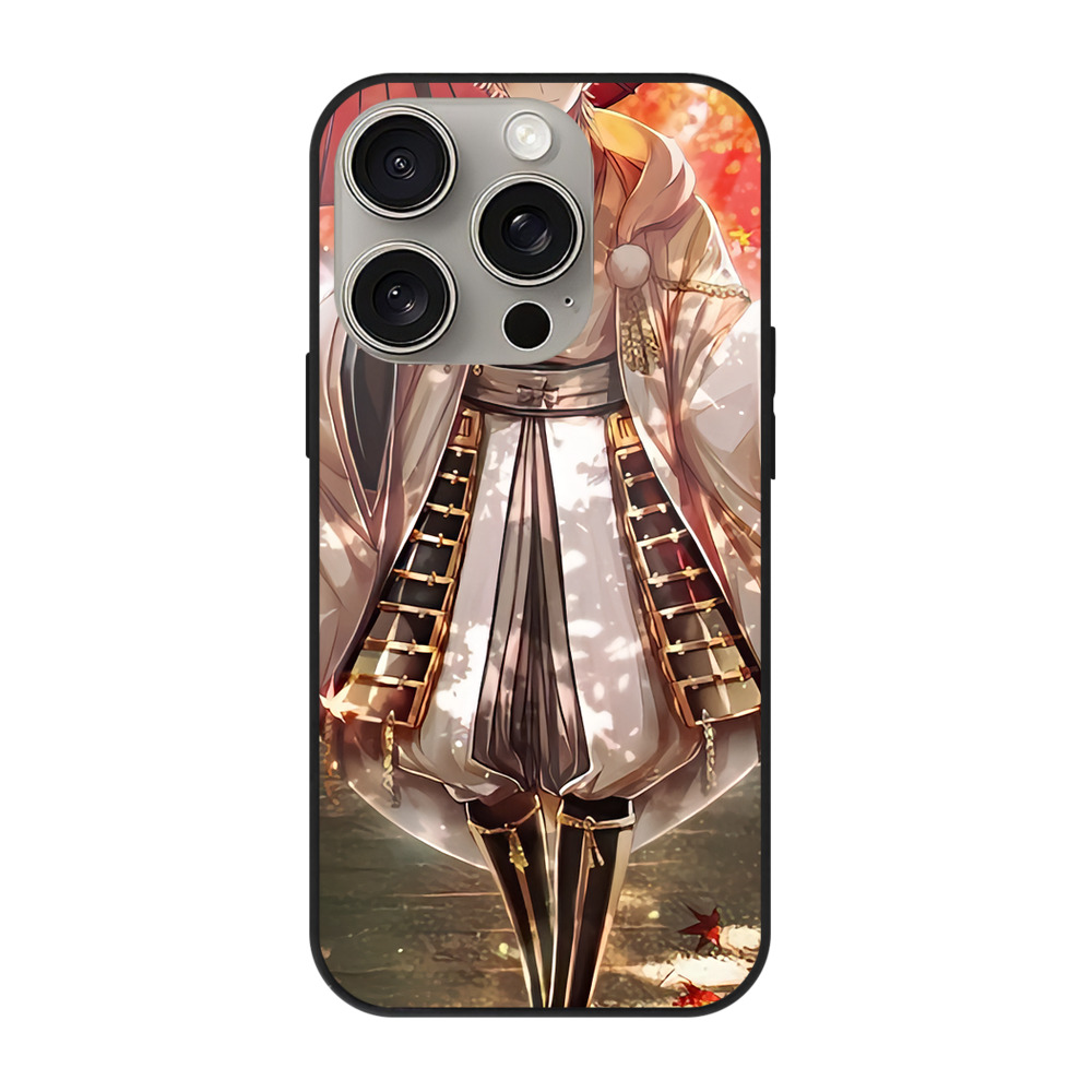 （画像用） 刀剣乱舞 Touken Ranbu 【iPhone15Pro対応】スマホケース 耐衝撃＆黄変防止 背面ガラス