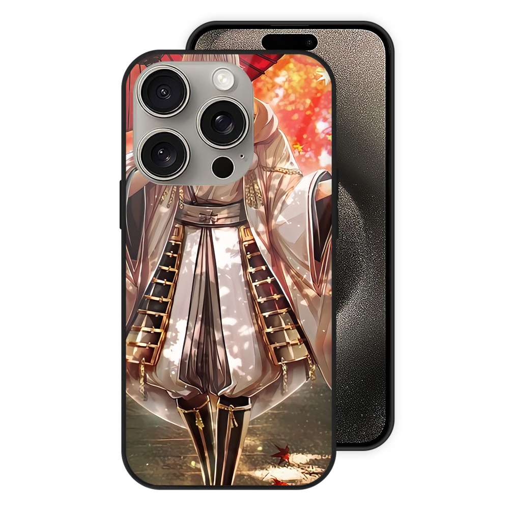 （画像用） 刀剣乱舞 Touken Ranbu 【iPhone15Pro対応】スマホケース 耐衝撃＆黄変防止 背面ガラス