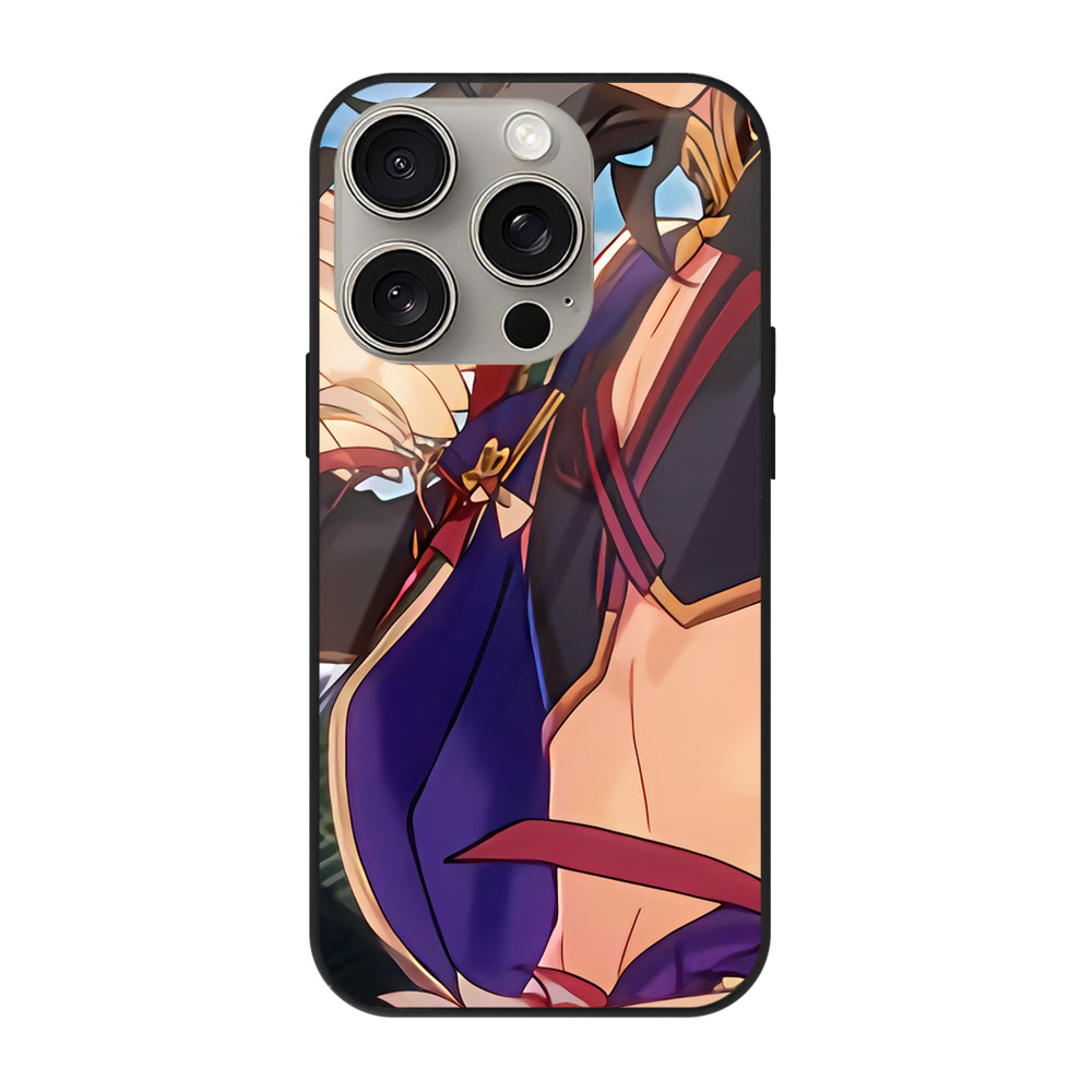 （画像用） 刀剣乱舞 Touken Ranbu 【iPhone15Pro対応】スマホケース 耐衝撃＆黄変防止 背面ガラス
