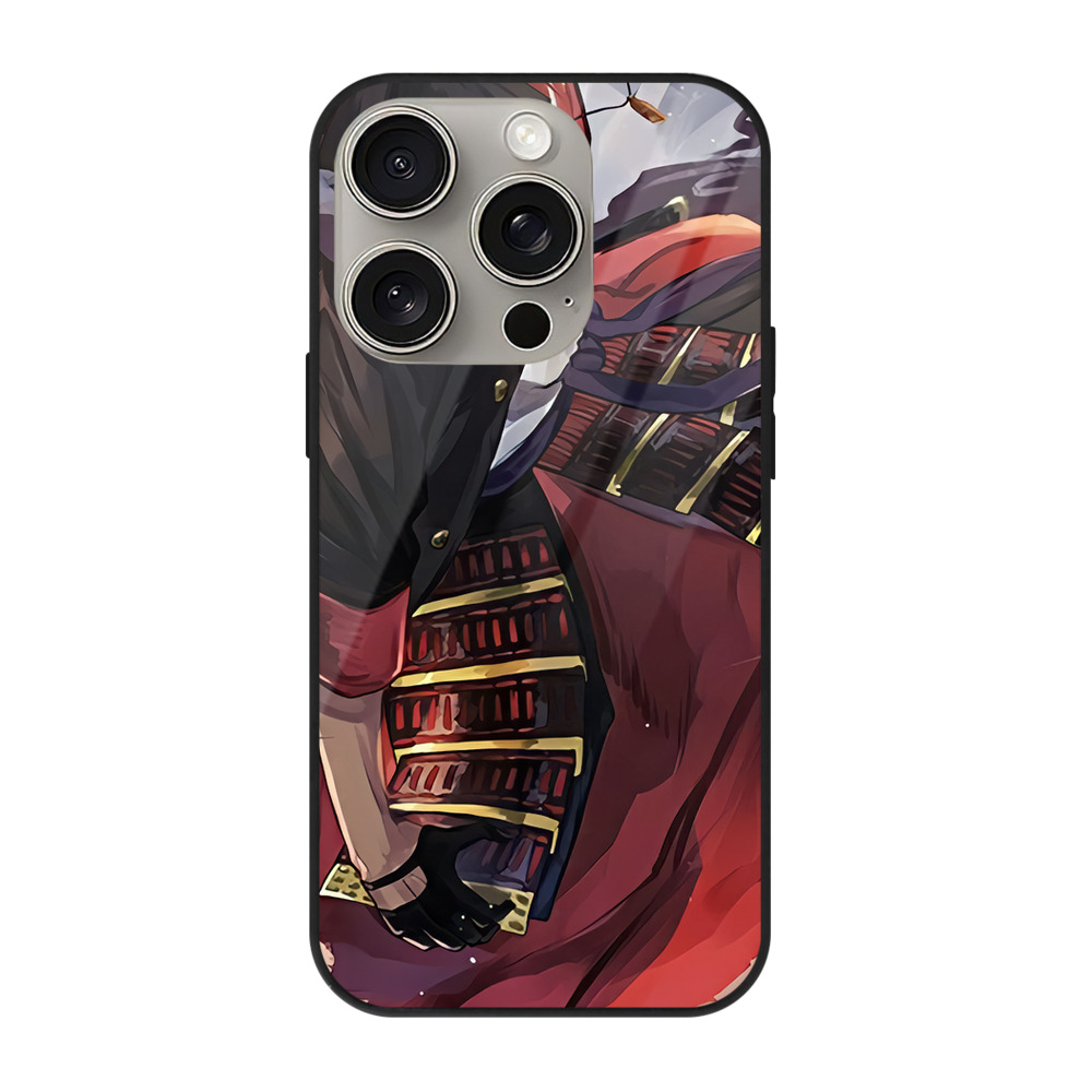 （画像用） 刀剣乱舞 Touken Ranbu 【iPhone15Pro対応】スマホケース 耐衝撃＆黄変防止 背面ガラス