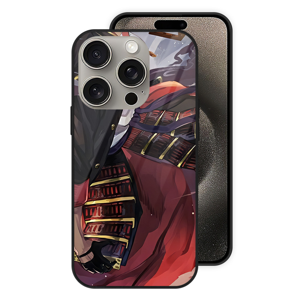（画像用） 刀剣乱舞 Touken Ranbu 【iPhone15Pro対応】スマホケース 耐衝撃＆黄変防止 背面ガラス