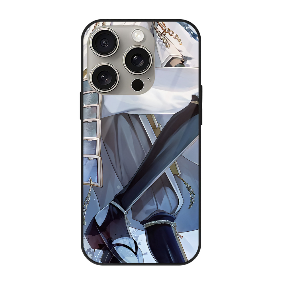 （画像用） 刀剣乱舞 Touken Ranbu 【iPhone15Pro対応】スマホケース 耐衝撃＆黄変防止 背面ガラス