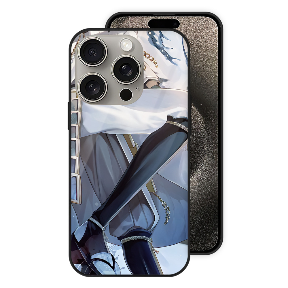 （画像用） 刀剣乱舞 Touken Ranbu 【iPhone15Pro対応】スマホケース 耐衝撃＆黄変防止 背面ガラス