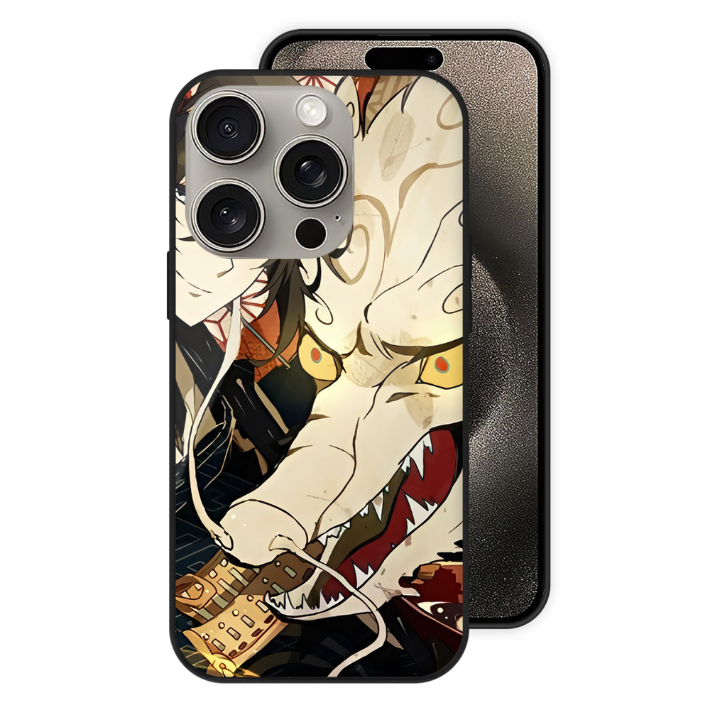 （画像用） 刀剣乱舞 Touken Ranbu 【iPhone15Pro対応】スマホケース 耐衝撃＆黄変防止 背面ガラス