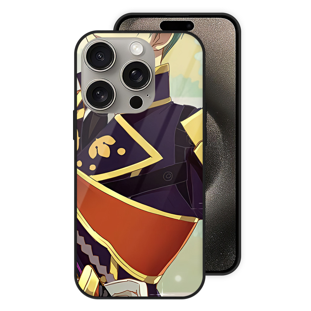 （画像用） 刀剣乱舞 Touken Ranbu 【iPhone15Pro対応】スマホケース 耐衝撃＆黄変防止 背面ガラス