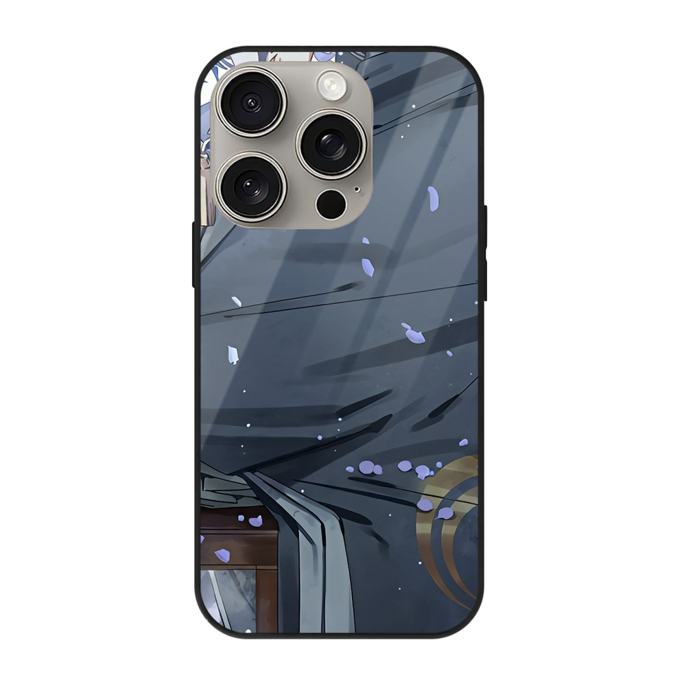 （画像用） 刀剣乱舞 Touken Ranbu 【iPhone15Pro対応】スマホケース 耐衝撃＆黄変防止 背面ガラス