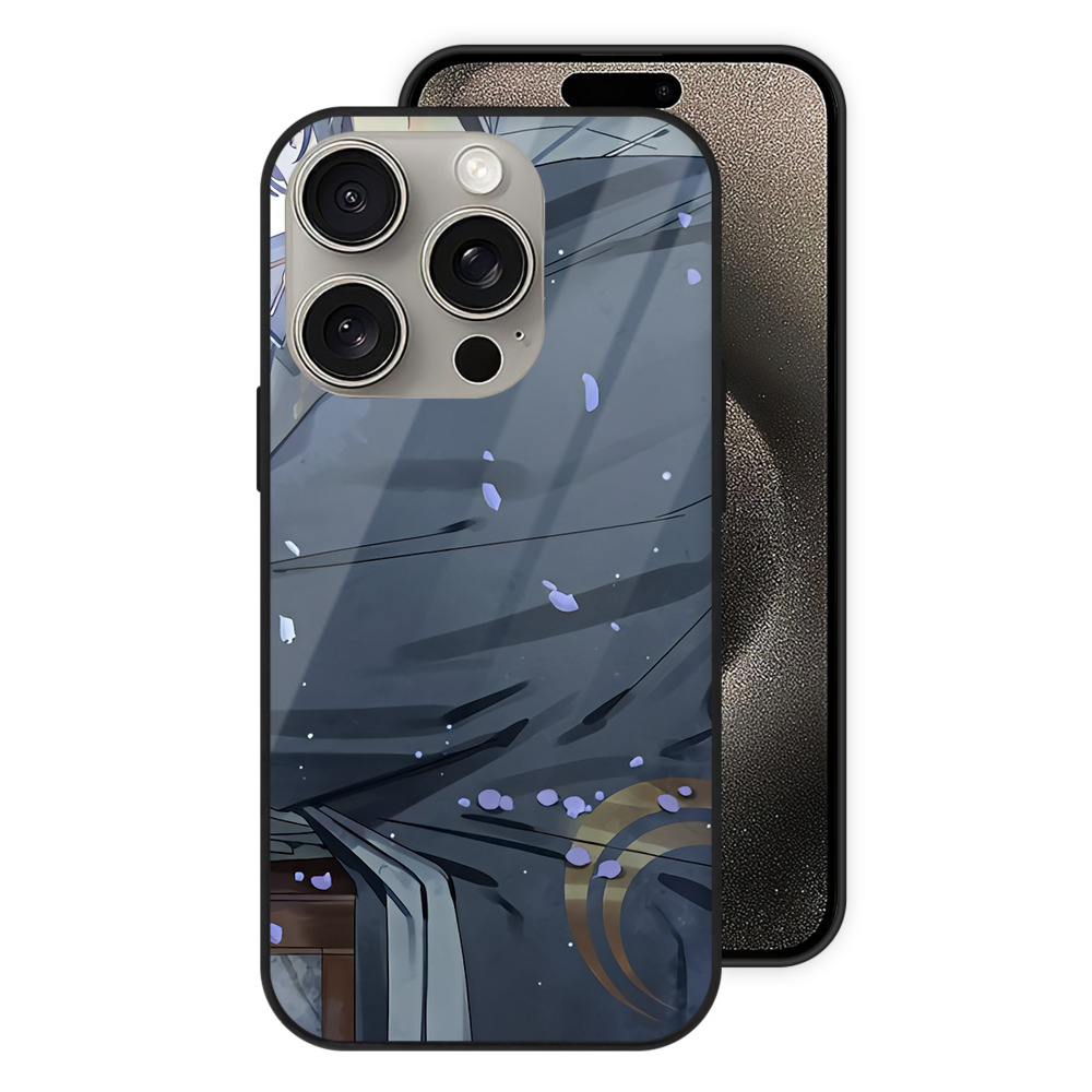 （画像用） 刀剣乱舞 Touken Ranbu 【iPhone15Pro対応】スマホケース 耐衝撃＆黄変防止 背面ガラス