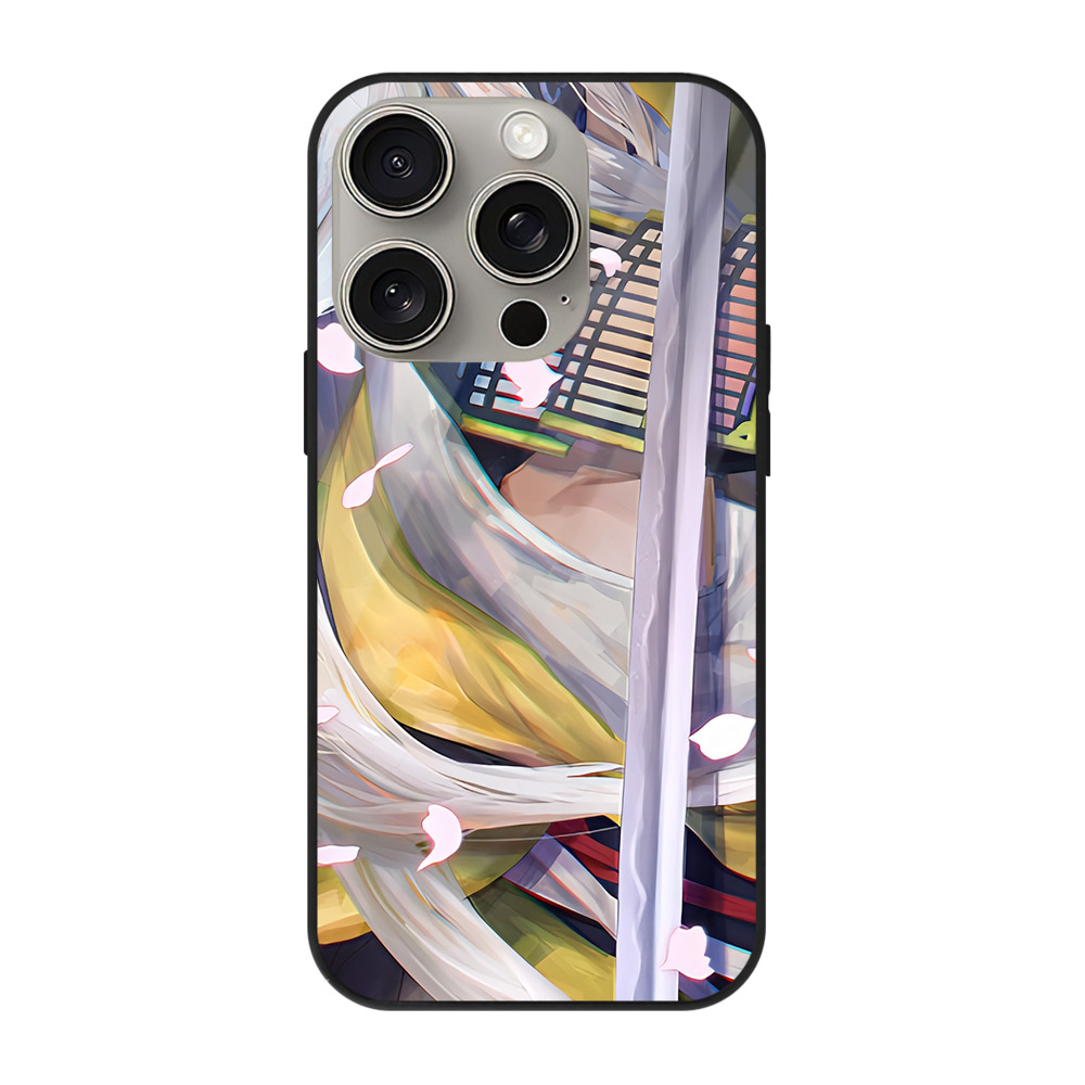 （画像用） 刀剣乱舞 Touken Ranbu 【iPhone15Pro対応】スマホケース 耐衝撃＆黄変防止 背面ガラス