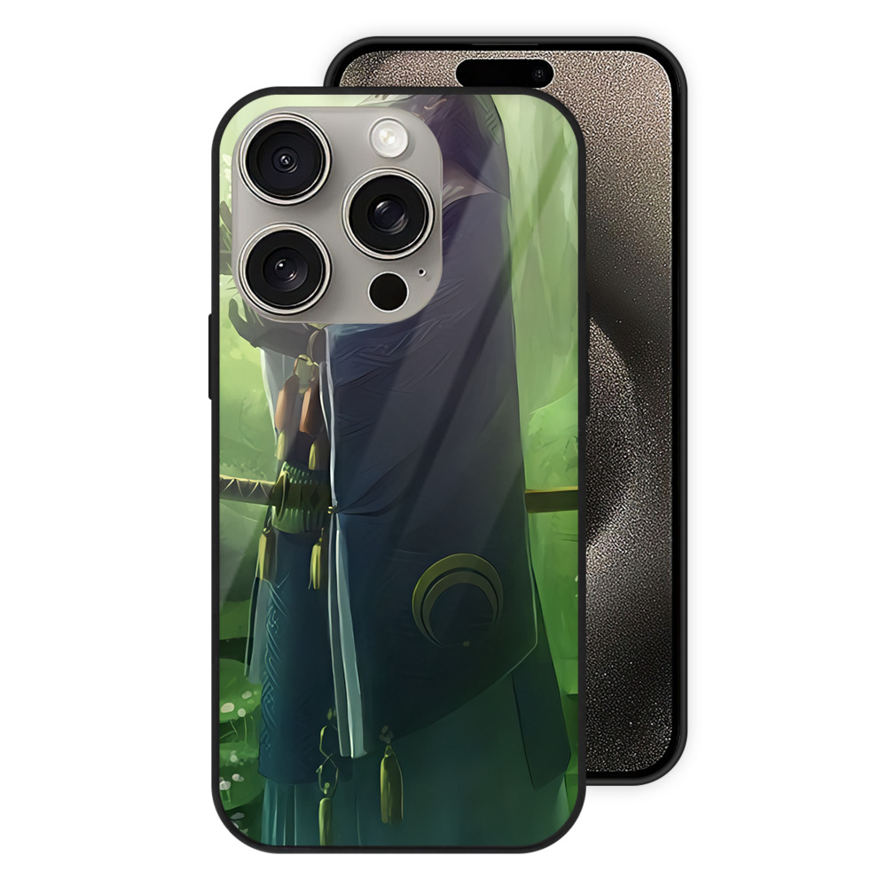 （画像用） 刀剣乱舞 Touken Ranbu 【iPhone15Pro対応】スマホケース 耐衝撃＆黄変防止 背面ガラス