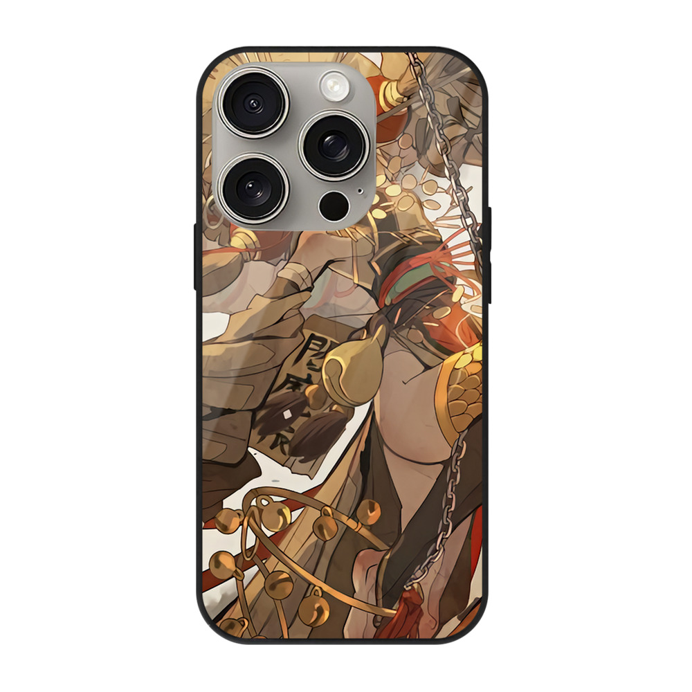 （画像用） 刀剣乱舞 Touken Ranbu 【iPhone15Pro対応】スマホケース 耐衝撃＆黄変防止 背面ガラス