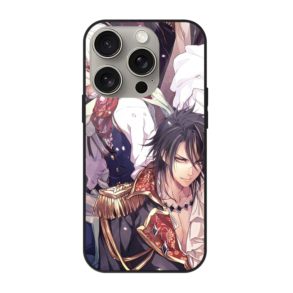 （画像用） 刀剣乱舞 Touken Ranbu 【iPhone15Pro対応】スマホケース 耐衝撃＆黄変防止 背面ガラス