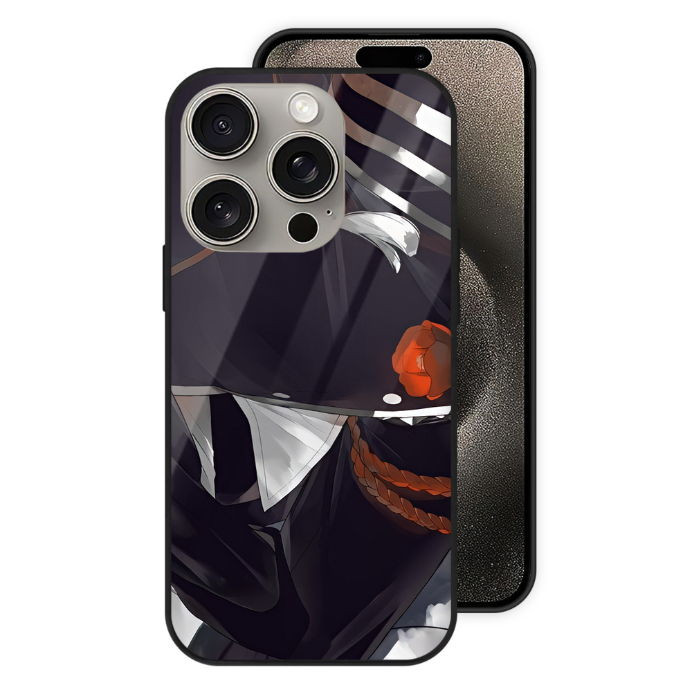 （画像用） 刀剣乱舞 Touken Ranbu 【iPhone15Pro対応】スマホケース 耐衝撃＆黄変防止 背面ガラス