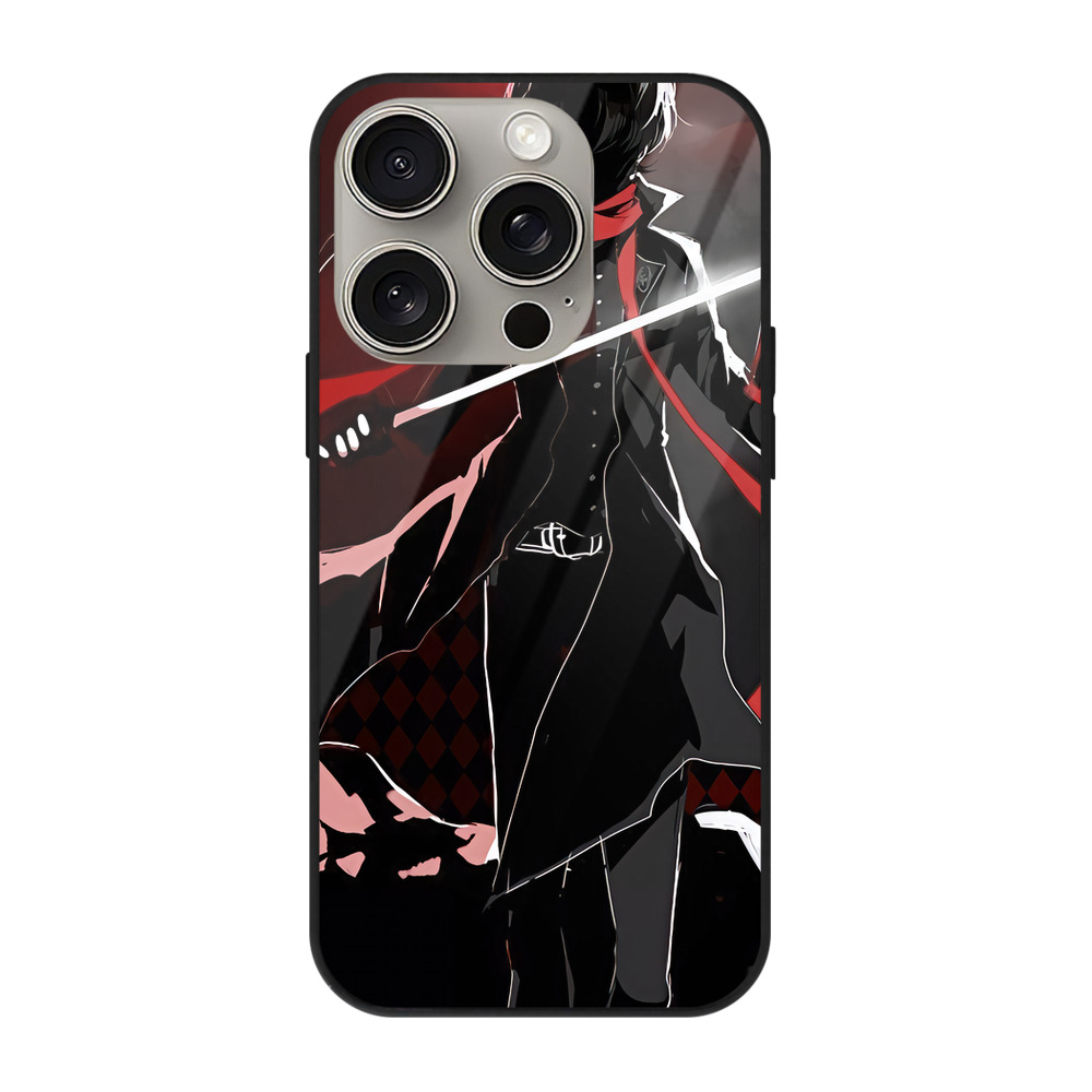 （画像用） 刀剣乱舞 Touken Ranbu 【iPhone15Pro対応】スマホケース 耐衝撃＆黄変防止 背面ガラス