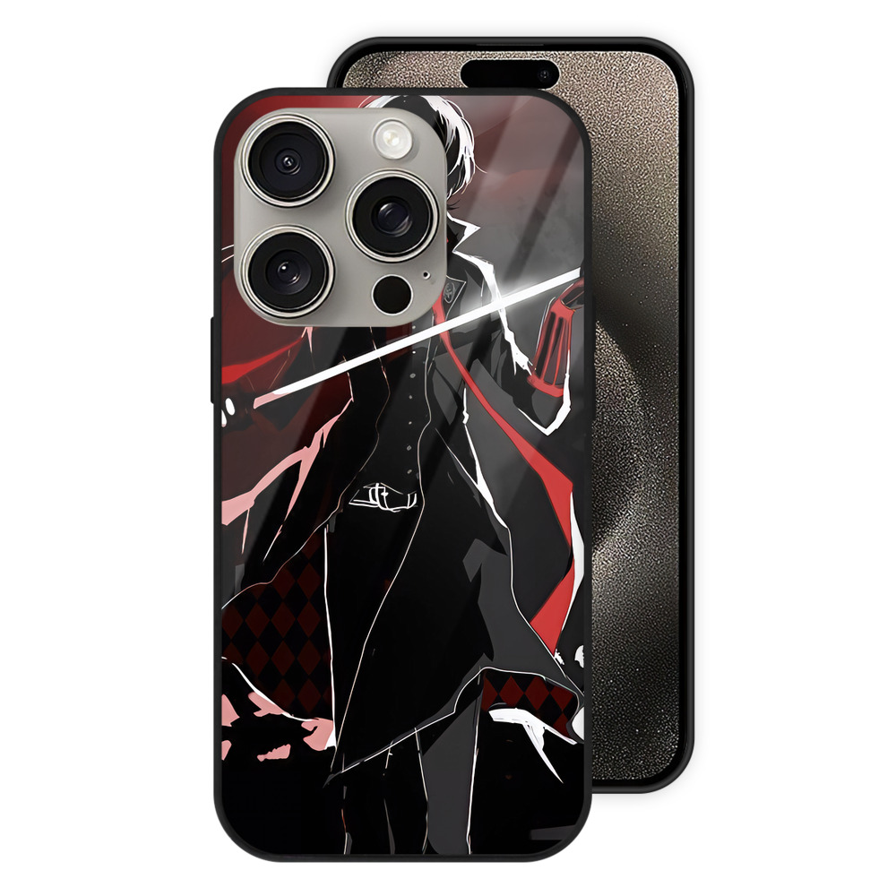 （画像用） 刀剣乱舞 Touken Ranbu 【iPhone15Pro対応】スマホケース 耐衝撃＆黄変防止 背面ガラス