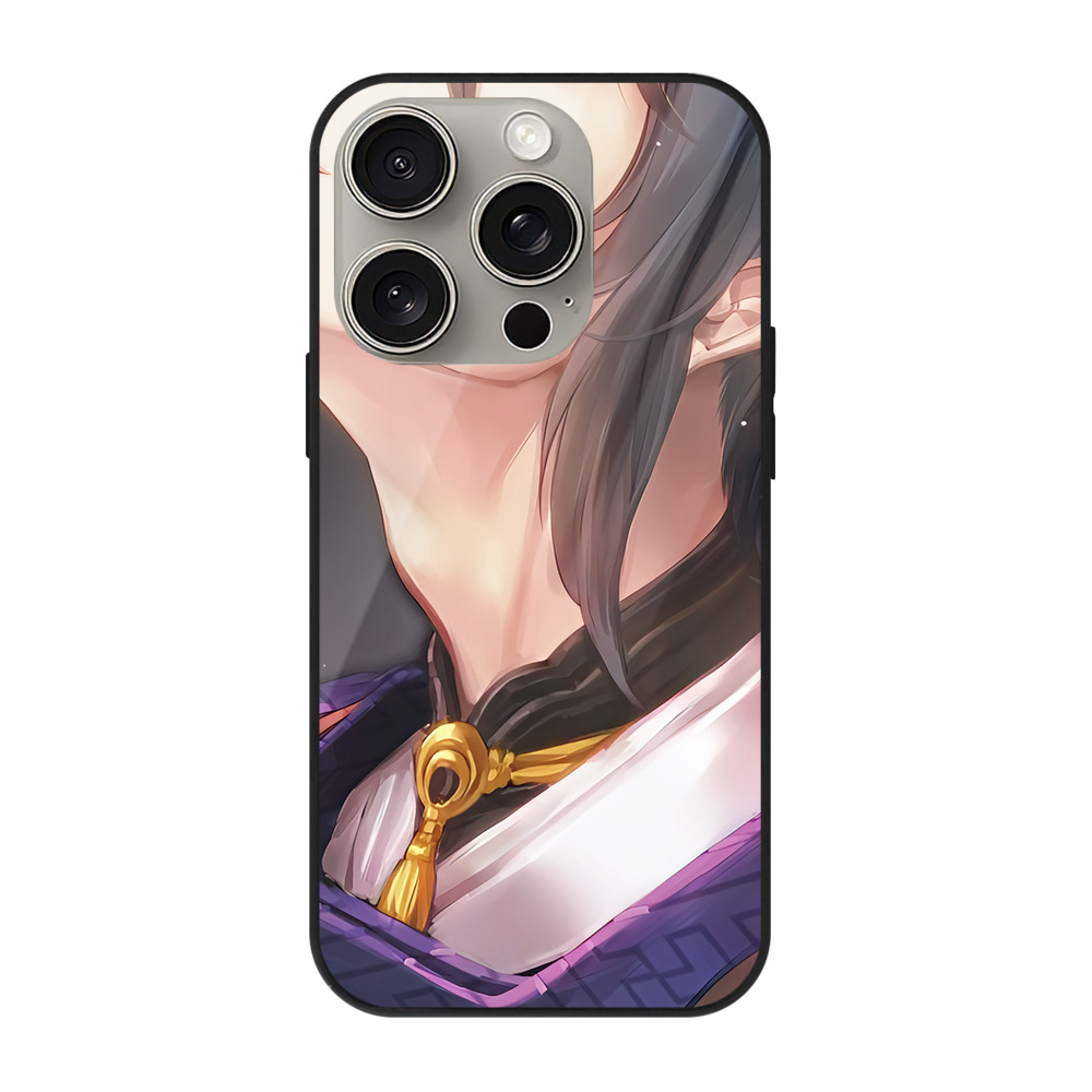 （画像用） 刀剣乱舞 Touken Ranbu 【iPhone15Pro対応】スマホケース 耐衝撃＆黄変防止 背面ガラス
