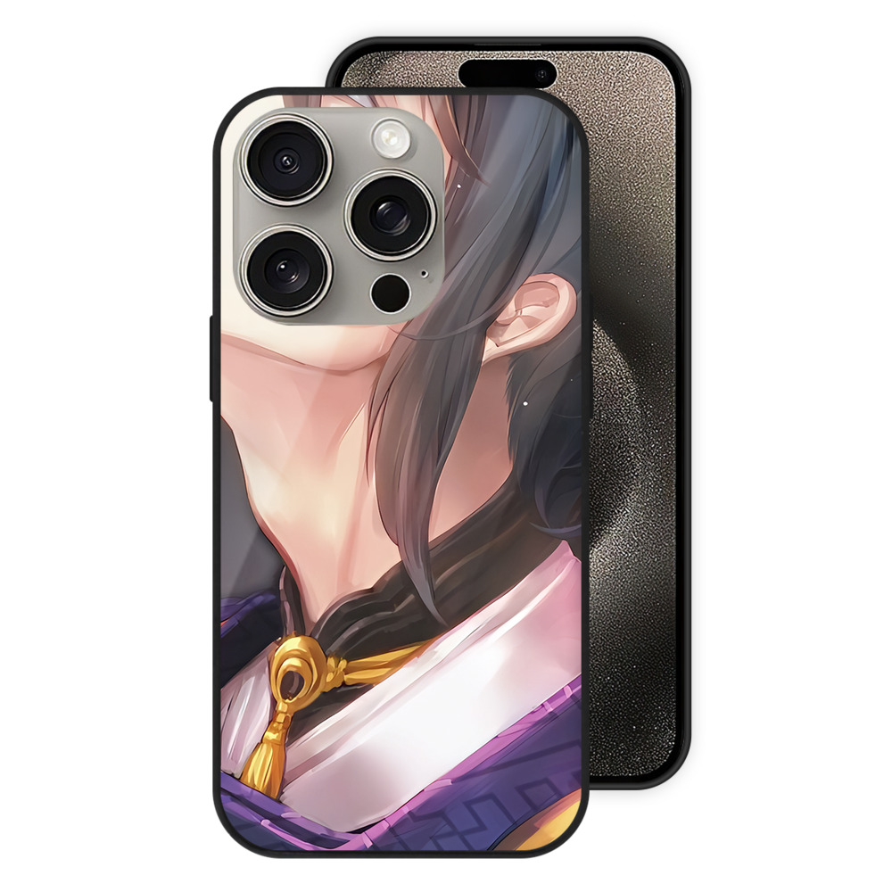 （画像用） 刀剣乱舞 Touken Ranbu 【iPhone15Pro対応】スマホケース 耐衝撃＆黄変防止 背面ガラス