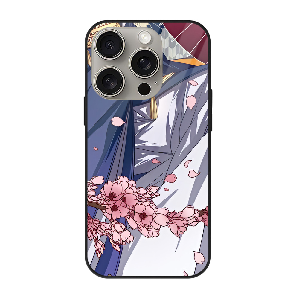 （画像用） 刀剣乱舞 Touken Ranbu 【iPhone15Pro対応】スマホケース 耐衝撃＆黄変防止 背面ガラス