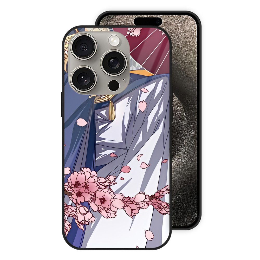 （画像用） 刀剣乱舞 Touken Ranbu 【iPhone15Pro対応】スマホケース 耐衝撃＆黄変防止 背面ガラス