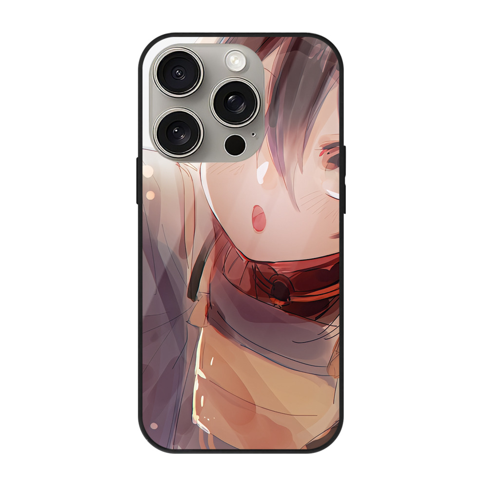（画像用） 刀剣乱舞 Touken Ranbu 【iPhone15Pro対応】スマホケース 耐衝撃＆黄変防止 背面ガラス