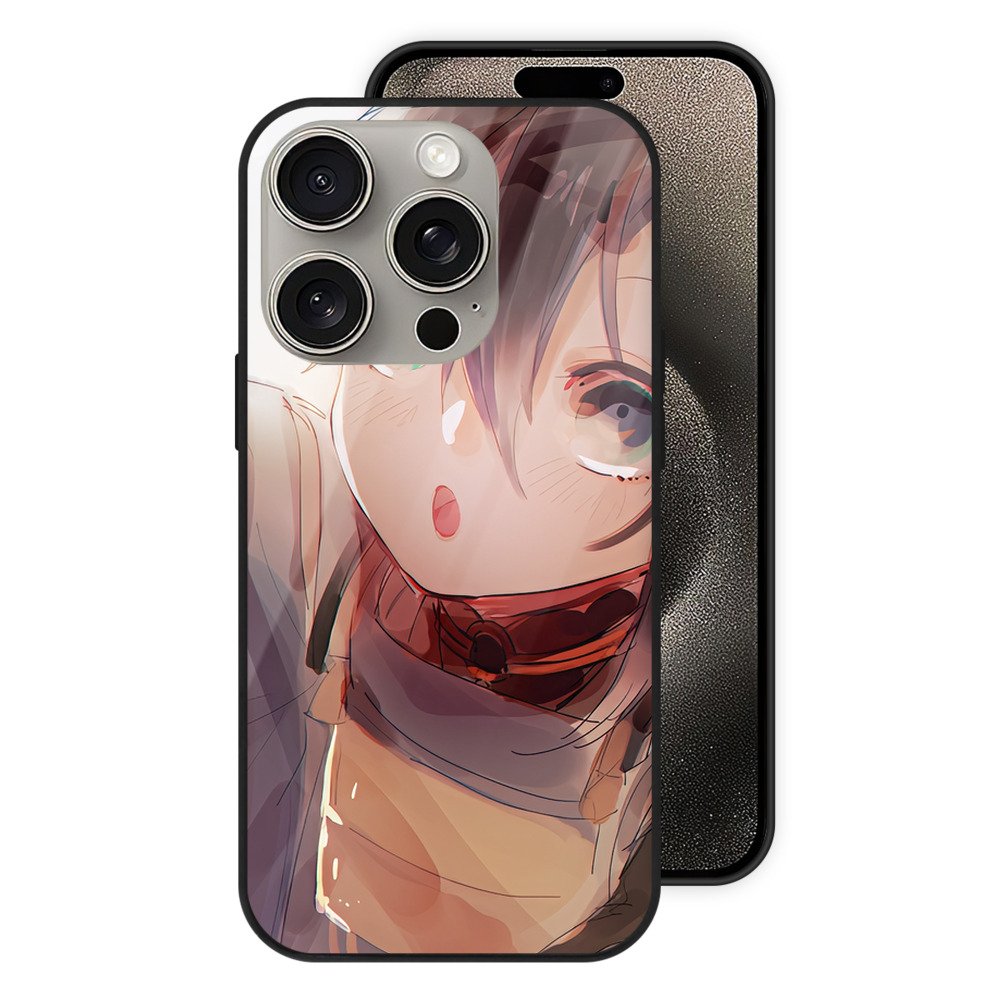 （画像用） 刀剣乱舞 Touken Ranbu 【iPhone15Pro対応】スマホケース 耐衝撃＆黄変防止 背面ガラス