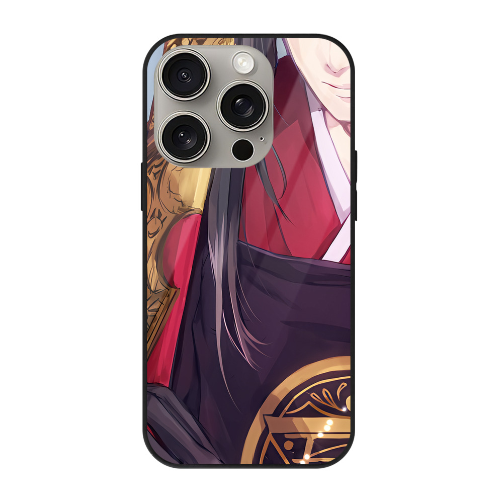 （画像用） 刀剣乱舞 Touken Ranbu 【iPhone15Pro対応】スマホケース 耐衝撃＆黄変防止 背面ガラス