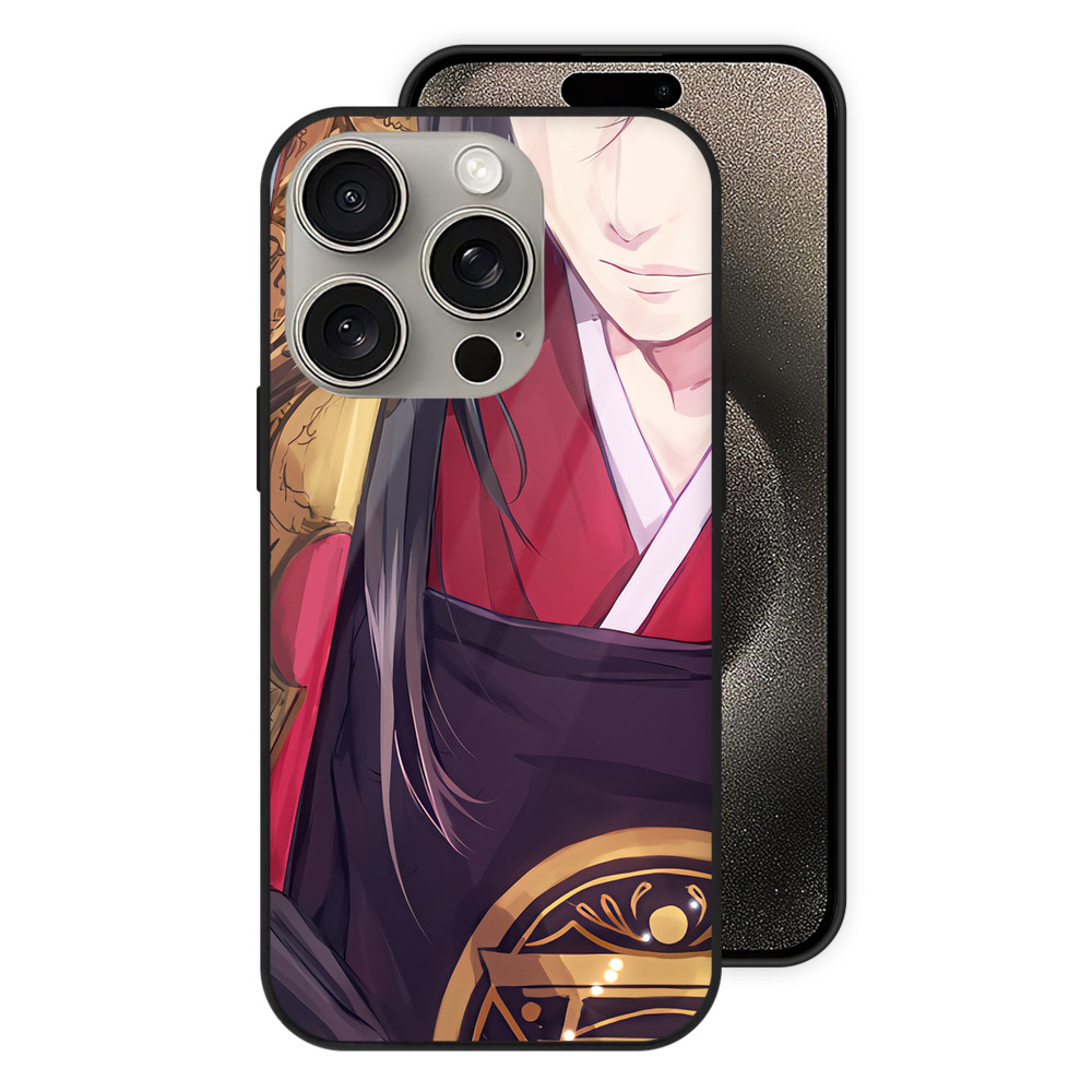 （画像用） 刀剣乱舞 Touken Ranbu 【iPhone15Pro対応】スマホケース 耐衝撃＆黄変防止 背面ガラス