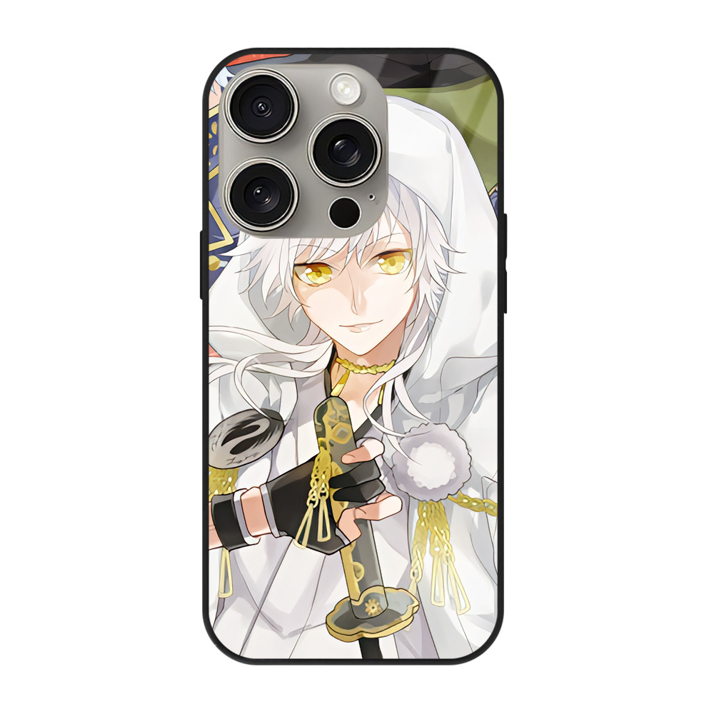 （画像用） 刀剣乱舞 Touken Ranbu 【iPhone15Pro対応】スマホケース 耐衝撃＆黄変防止 背面ガラス