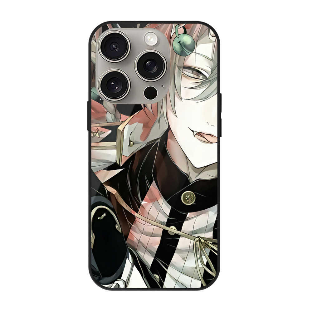（画像用） 刀剣乱舞 Touken Ranbu 【iPhone15Pro対応】スマホケース 耐衝撃＆黄変防止 背面ガラス